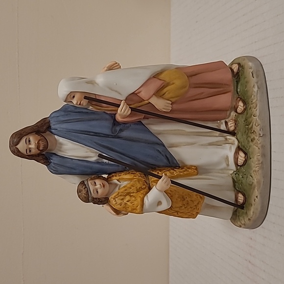 NWOT Vintage Home Interior The Shepherds Voice Figurine In Original Box - Picture 1 of 17
